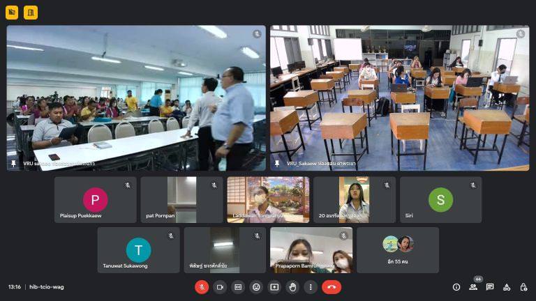 บรรยากาศสอบวัดความรู้ภาษาอังกฤษ VRU-TEP วันเสาร์ที่ 29 กรกฎาคม 2566