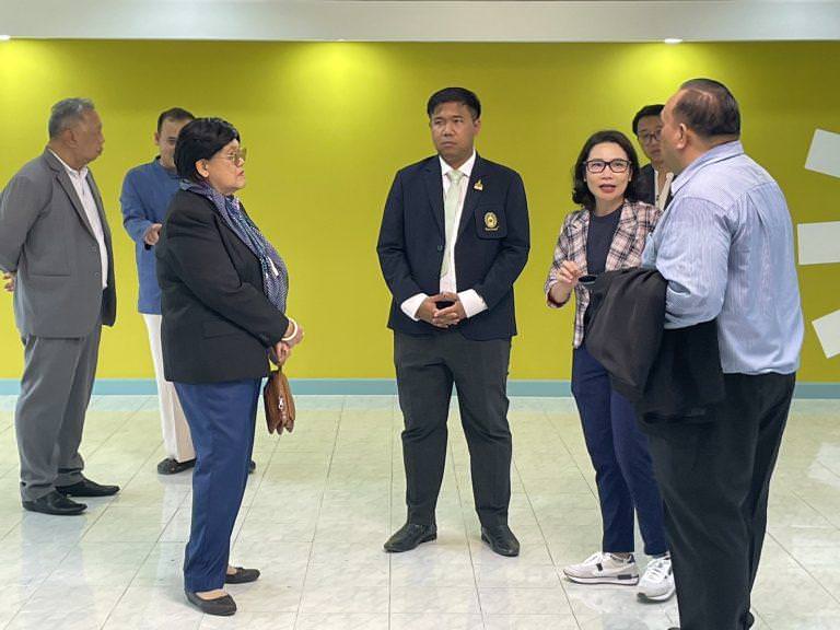 รศ.ดร.สมบัติ คชสิทธิ์ อธิการบดี ตรวจเยี่ยมติดตามความก้าวหน้าการพัฒนาพื้นที่ทางกายภาพและสิ่งแวดล้อม มรวอ.สระแก้ว