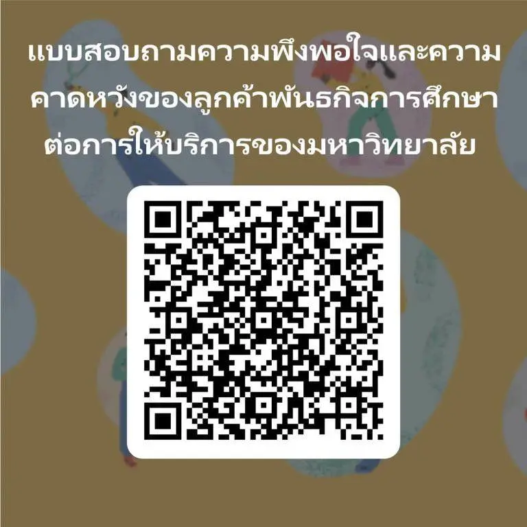 แบบสอบถามความพึงพอใจและความคาดหวังของลูกค้าพันธกิจการศึกษาต่อการให้บริการของมหาวิทยาลัย ปีการศึกษา 2566