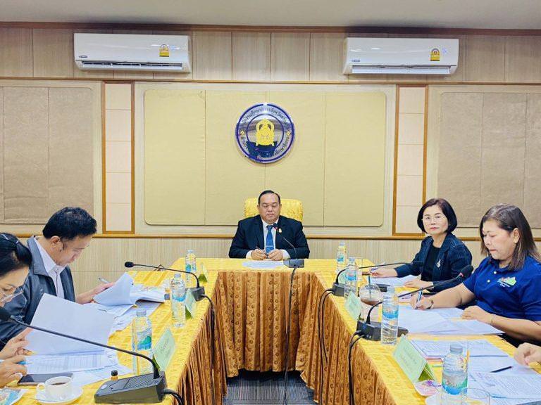 ประชุมคณะกรรมการพิจารณากลั่นกลองเยาวชนเพื่อรับทุนมูลนิธิร่วมจิตต์น้อมเกล้าฯ เพื่อเยาวชน ในพระบรมราชินูปถัมภ์ จังหวัดสระแก้ว ประจำปี 2567