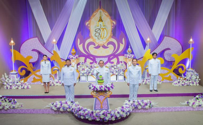 ร่วมบันทึกเทปถวายพระพรชัยมงคล สมเด็จพระนางเจ้าสุทิดา พัชรสุธาพิมลลักษณ พระบรมราชินี ณ สถานีวิทยุโทรทัศน์แห่งประเทศไทย กรมประชาสัมพันธ์ (NBT) จังหวัดจันทบุรี