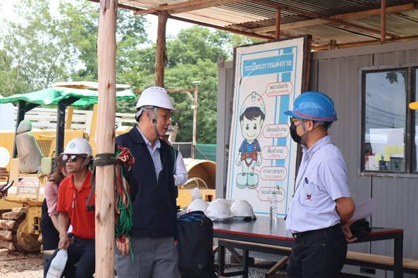 งานอาคารสถานที่ ลงพื้นตรวจหน้างานก่อสร้างอาคารศูนย์ปฏิบัติการพัฒนาวิถีชีวิตประชาชนชายแดนบูรพาตามหลักปรัชญาของเศรษฐกิจพอเพียง ตำบลท่าเกษม อำเภอเมืองสระแก้ว จังหวัดสระแก้ว และงานก่อสร้างอาคารศูนย์ปฏิบัติการวิชาชีพครุศาสตร์ ตำบลท่าเกษม อำเภอเมืองสระแก้ว จังหวัดสระแก้ว