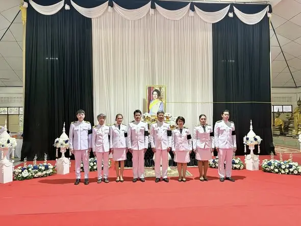 มรว.สระแก้ว ร่วมพิธีบำเพ็ญพระราชกุศลสตมวาร (100 วัน) ถวายเป็นพระราชกุศลแด่ สมเด็จพระนางเจ้าสิริกิติ์ พระบรมราชินีนาถ พระบรมราชชนนีพันปีหลวง