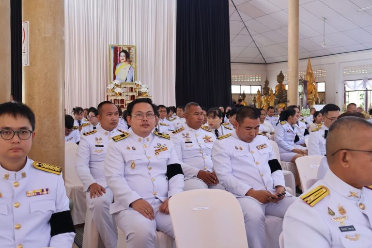 มรวอ.สระแก้ว ร่วมพิธีเจริญพระพุทธมนต์และลงนามถวายพระพรชัยมงคล เนื่องในโอกาสวันคล้ายวันประสูติ สมเด็จพระเจ้าลูกยาเธอ เจ้าฟ้าทีปังกรรัศมีโชติ