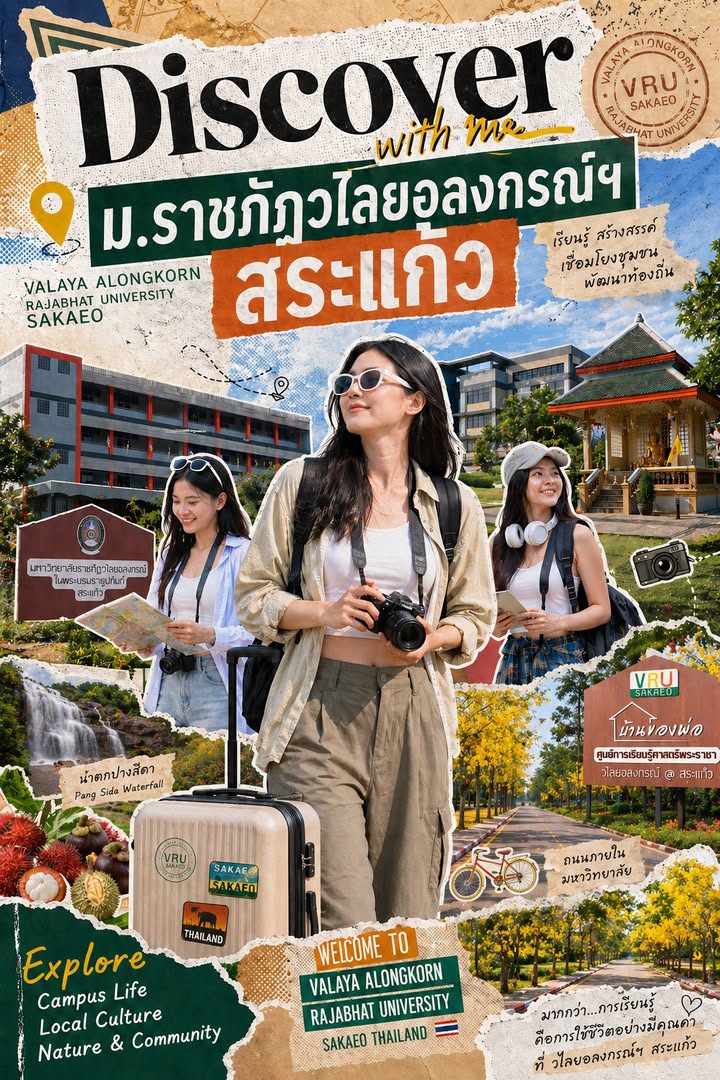 🌿✨ Discover with me @ ม.ราชภัฏวไลยอลงกรณ์ฯ สระแก้ว ✨🌿