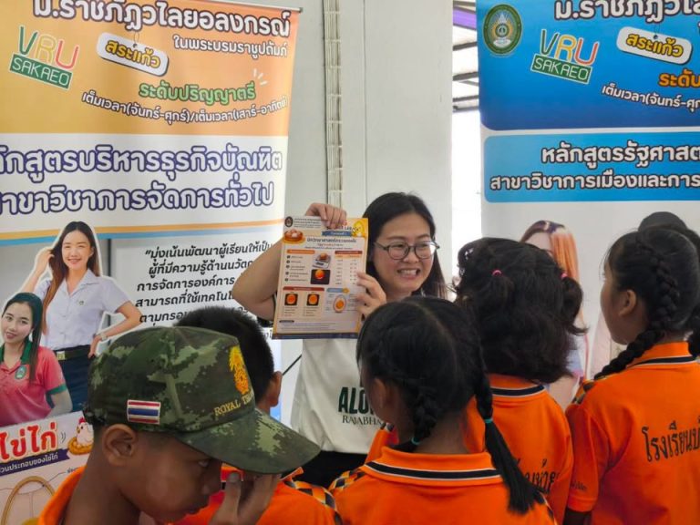 📍 มรภ.วไลยอลงกรณ์ฯ สระแก้ว ร่วมงานสัปดาห์วิทยาศาสตร์แห่งชาติ ประจำปี 2569
